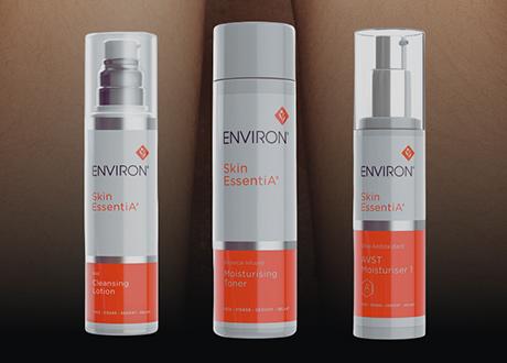 3 bottles of Environ Facial Serums